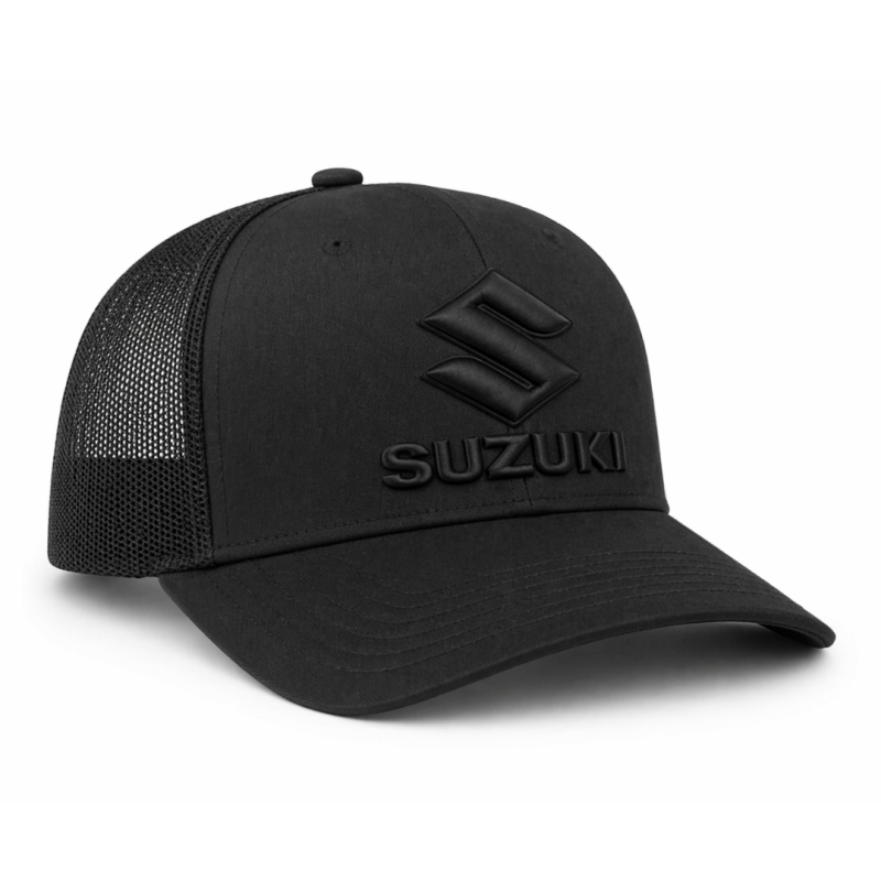 Suzuki_Black_Premium_Trucker_Hat