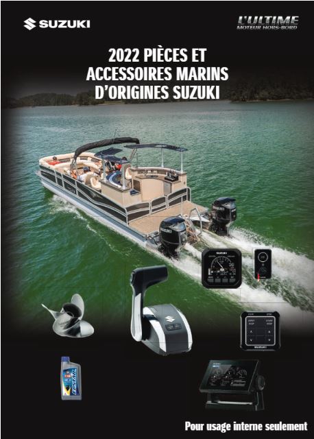 2022 Suzuki Genuine Marine Parts & Accessories FR