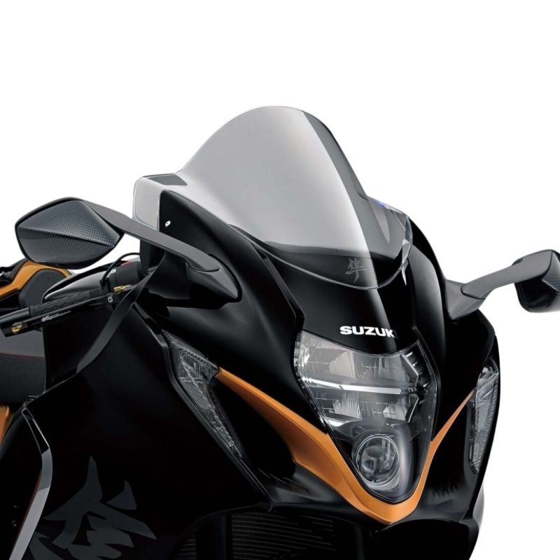 Custom Seat Cover For Suzuki Hayabusa 1999-2007 – Black/Orange By M.A.D.garage