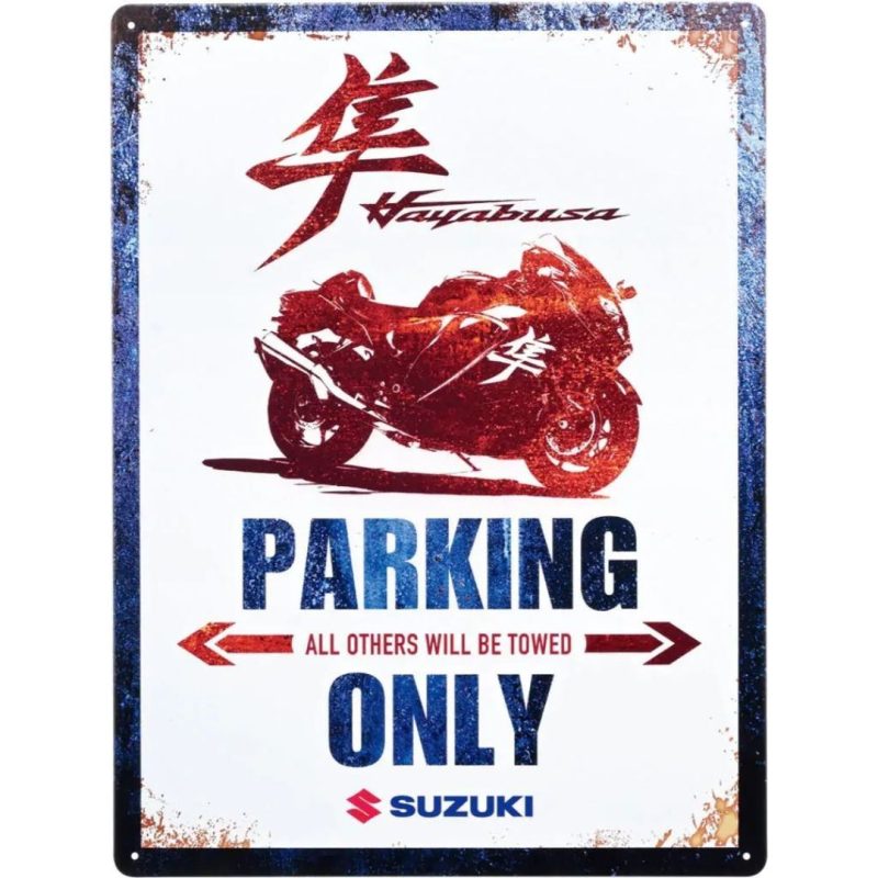 Hayabusa Parking Tin Sign