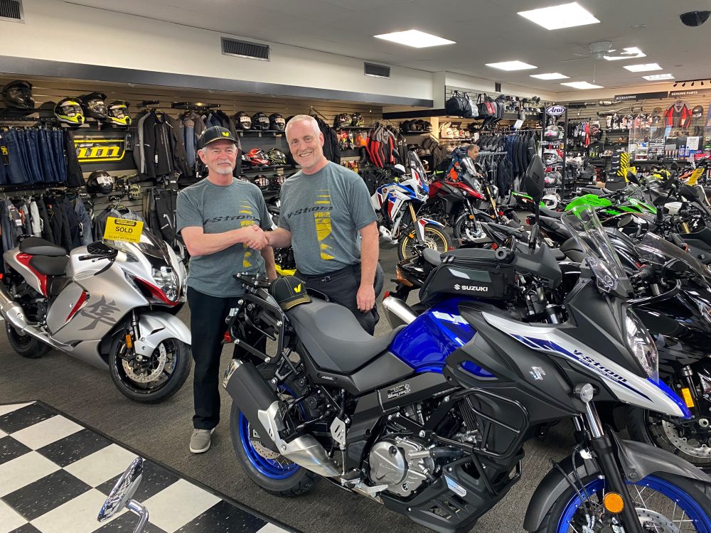Jeff Davison & Suzuki President, Bill Porter