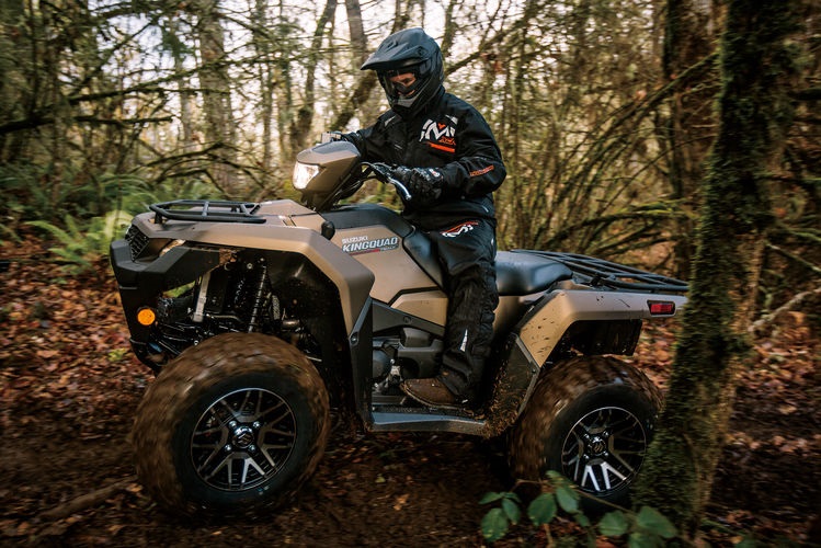 Suzuki 750ATV-Bronze-leftview-forest