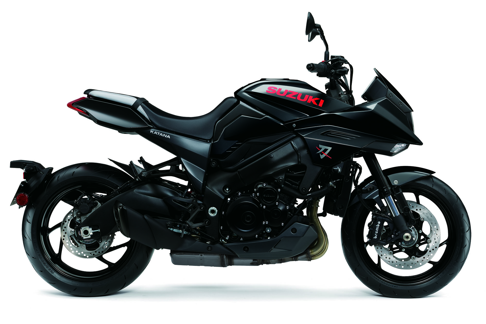 Black Katana GSX1000S Side Style Shot