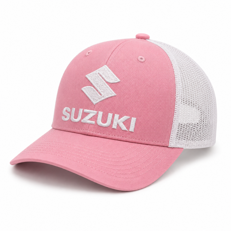 Suzuki_Pink_Trucker_Cap