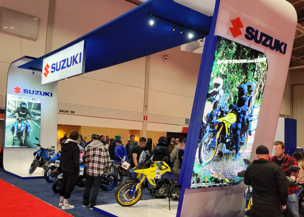 Suzuki Canada Proudly Unveils GSX8S and VStrom 800DE at Toronto