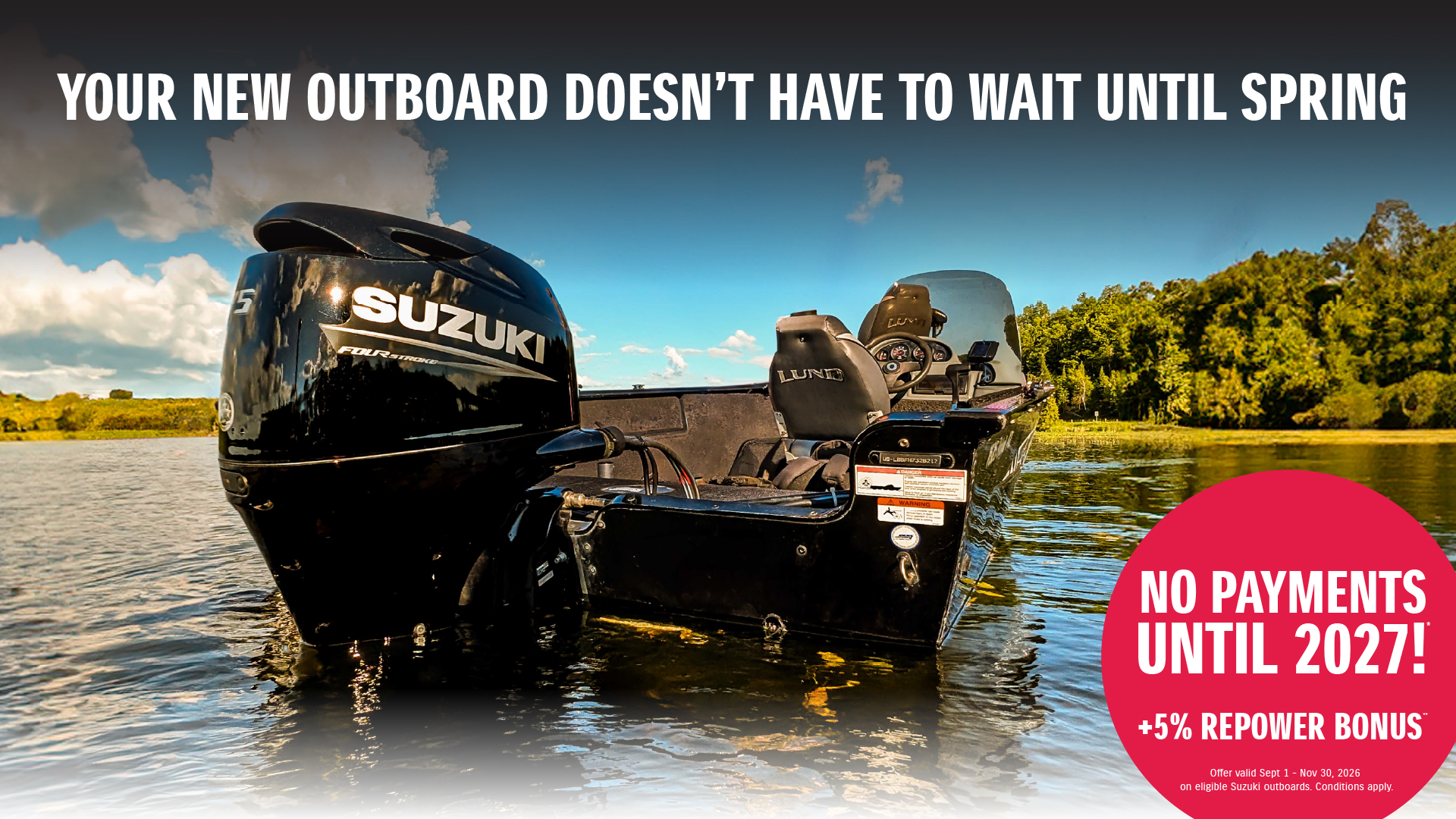Don’t wait for spring. Get your boat ready now.